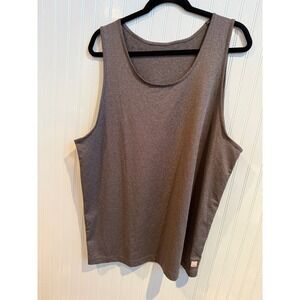 Vuori Men's Tradewind Performance Tank - Heather Grey XL Workout Sports Running